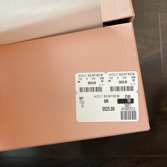 Miu Miu Crystals Black Suede Heels - Picture 6 of 6